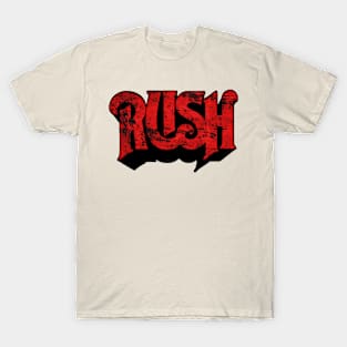 Red texture rush vintage T-Shirt